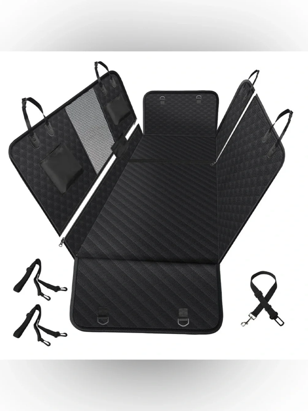 Vailge 6 in 1 Car Seat Cover for Back Seat